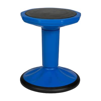 Commercial Fixed Height Collaborative Wobble Stool - 12.75"W x 12.75"D x 16"H