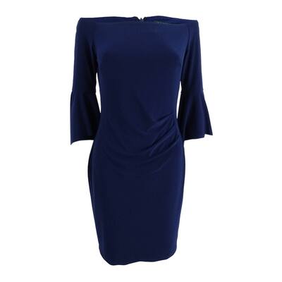 Lauren by Ralph Lauren Women's Off-The-Shoulder Sheath Dress