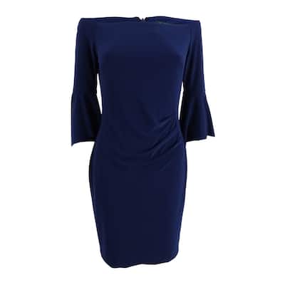 Lauren by Ralph Lauren Women's Off-The-Shoulder Sheath Dress