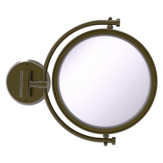 Allied Brass 8 Inch Wall Mounted Make-Up Mirror 5X Magnification