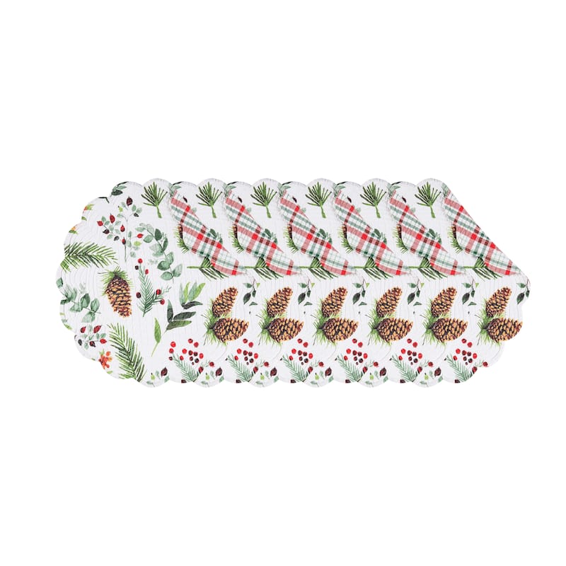 Jovie Round Placemats Set of 6, 17"