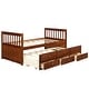 preview thumbnail 15 of 34, Costway Twin Captain's Bed Bunk Bed Alternative w/ Trundle & Drawers
