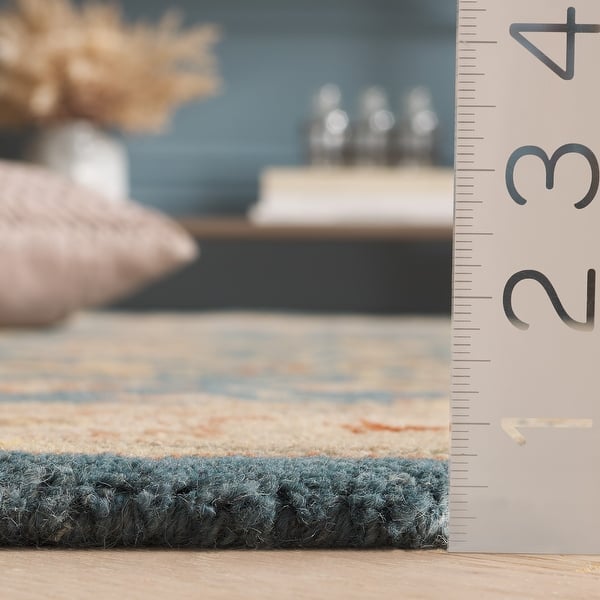 dimension image slide 3 of 8, SAFAVIEH Handmade Antiquity Izora Traditional Oriental Wool Rug