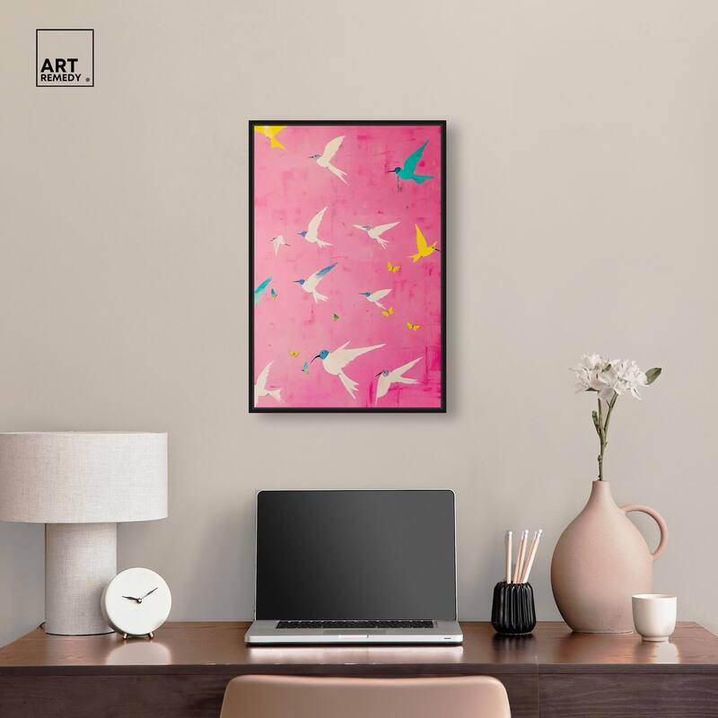 Soaring Sorbet Canvas by Art Remedy