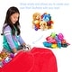 preview thumbnail 60 of 192, Kids' Stuffed Animal Storage Bean Bag Chair Cover or Toy Organizer