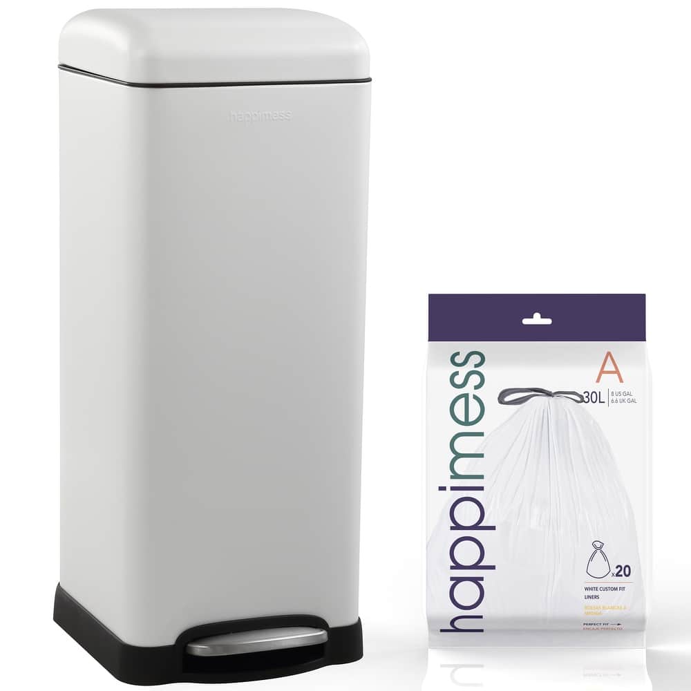 happimess Betty Retro 8-Gallon Step-Open Trash Can