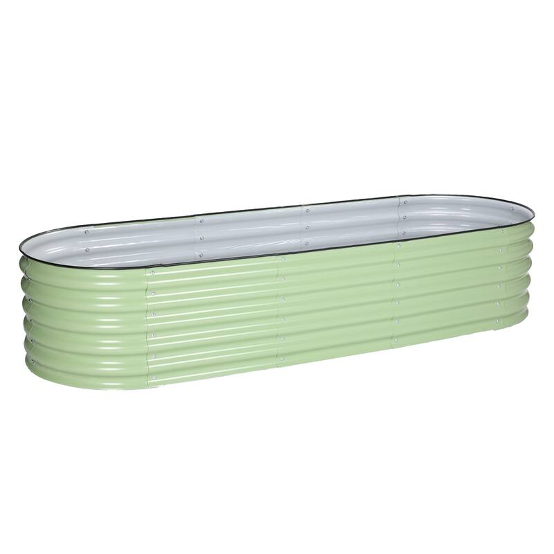 Aoodor 6-in-1 Modular Aluzinc Metal Raised Garden Bed Kit