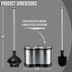 preview thumbnail 9 of 8, ToiletTree Products Modern Deluxe Freestanding Toilet Brush and Plunger Combo (Stainless Steel, Brush and Plunger Combo Set)