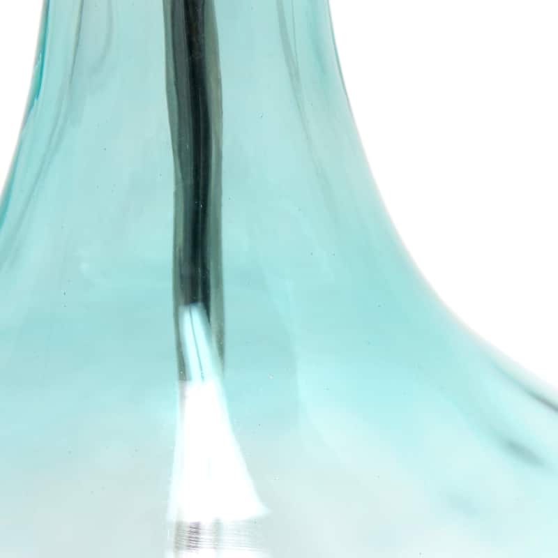 23.25 in. Modern Colored Dimpled Glass Table Lamp