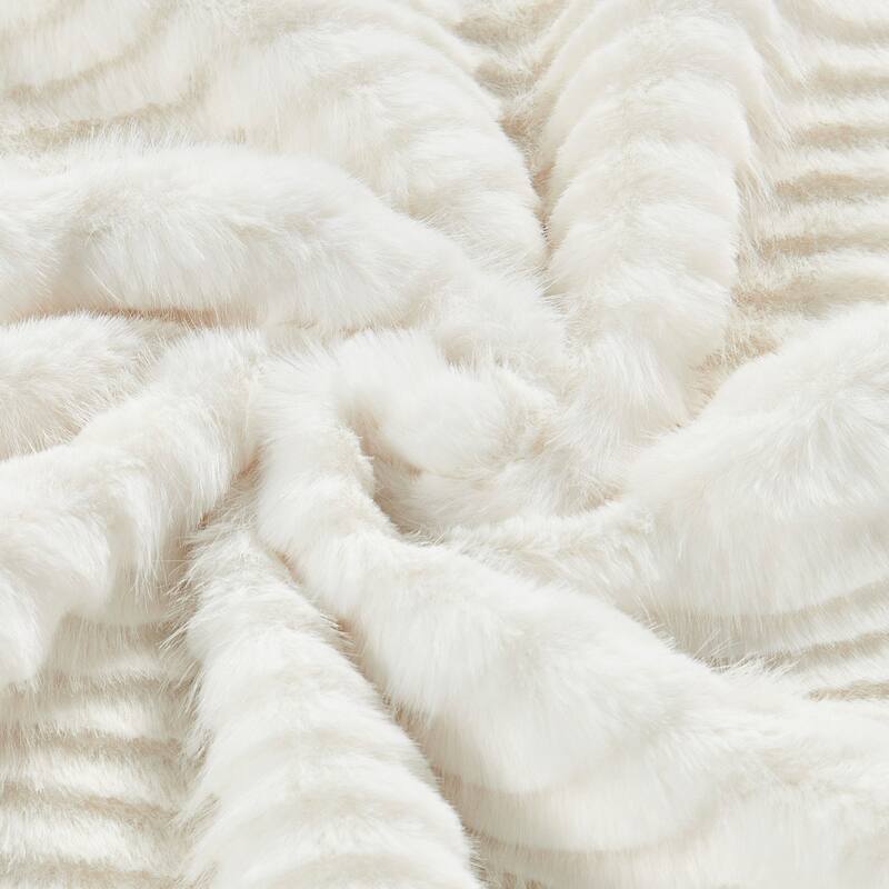 1 Pc Shaggy Wavy FauxFur Pillow Shell Soft Cushion Covers for Sofa