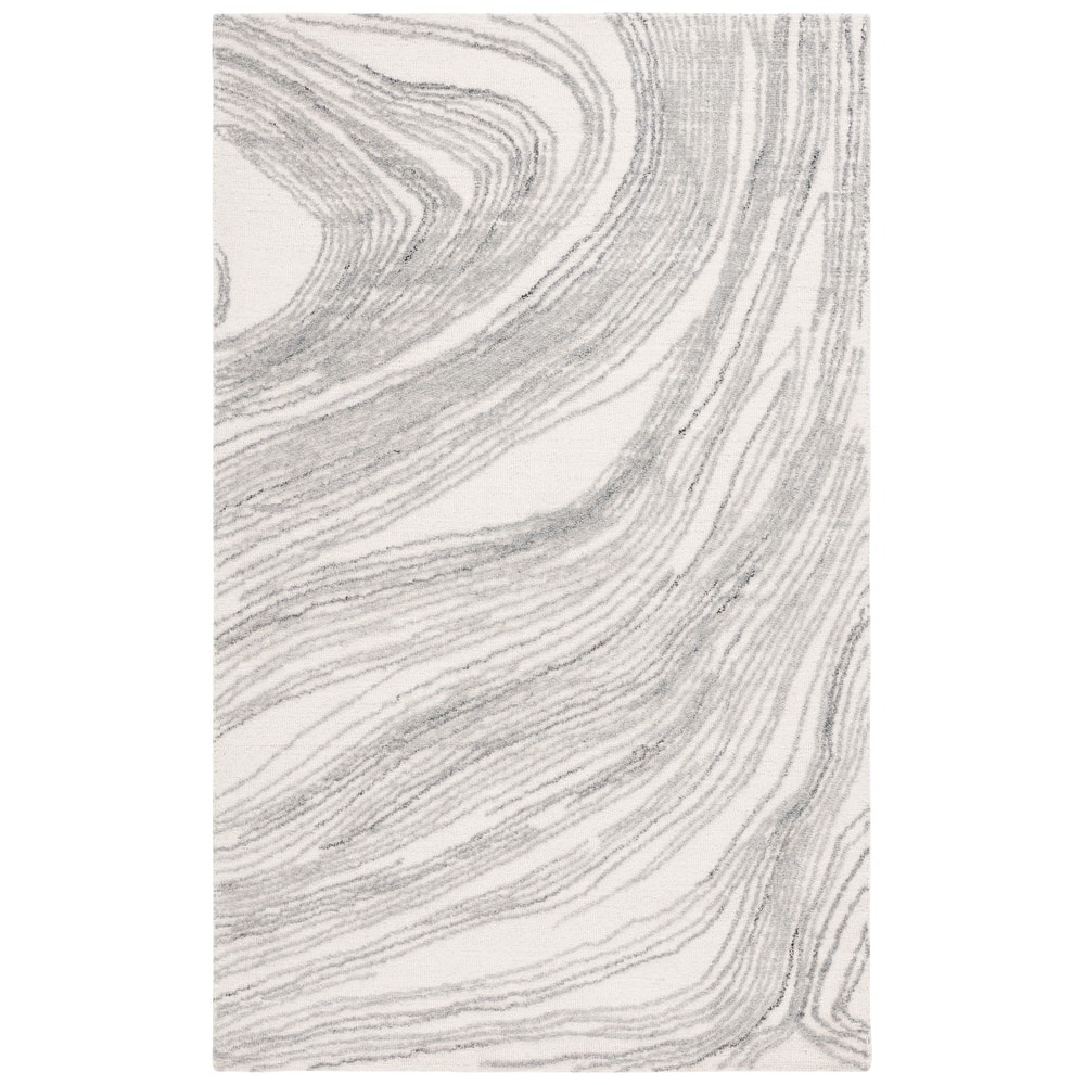 SAFAVIEH Handmade Ebony Diep Modern & Contemporary Wool Rug