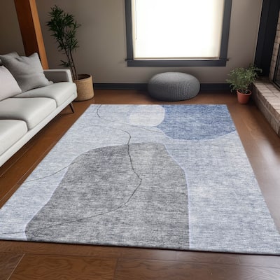 Premium Washable Super Soft Abstract Mod Mayfield Rug