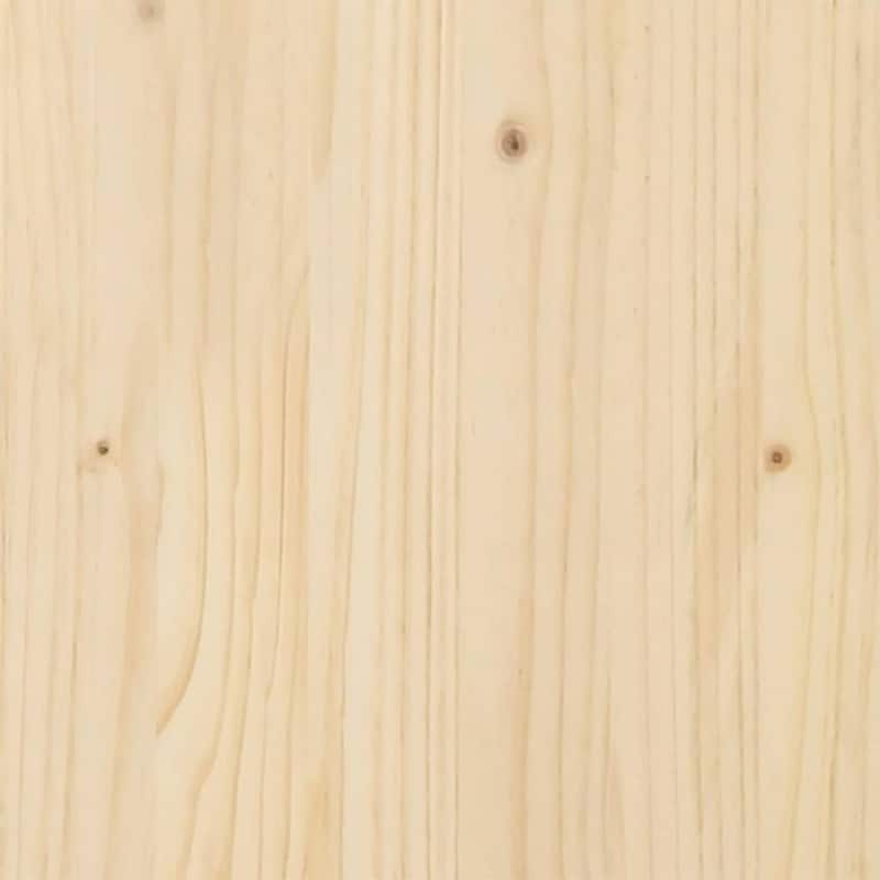 vidaXL Wooden Christmas Tree with Stand Natural/Brown Solid pine wood