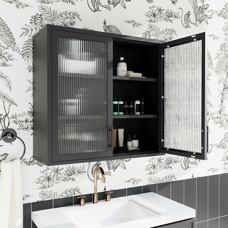 Storage Cabinets Bathroom Wall Cabinet Table-top Storage Cabinet with ...