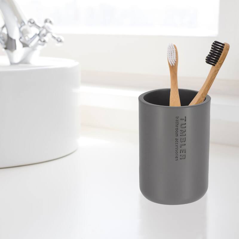 Modern Bathroom Tumbler, Minimalist Design Toothbrush Holder, Versatile Home Organizer