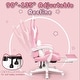 preview thumbnail 45 of 46, BOSSIN Gaming Chair with Cat Ears and Cat Paw Cushion Pillow,Cute Kawaii Reclining Computer Chair for Girl with Footrest