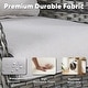 preview thumbnail 48 of 82, Gymojoy 3-Piece Rattan Wicker Rocking Swivel Chair Set with Table