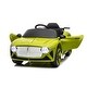 preview thumbnail 10 of 19, 12V Electric Kids Ride-On Car with Remote Control, Dynamic Music, Soft PU Seat and Playground Swing Feature Green