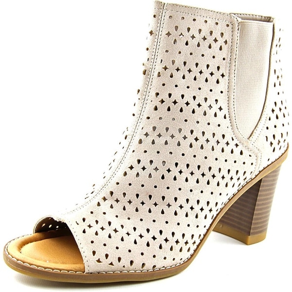 dr scholl's peep toe booties