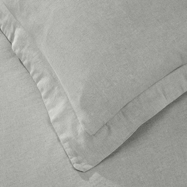 Cotton Linen Garment Washed 3 Piece Duvet Cover Set by Superior