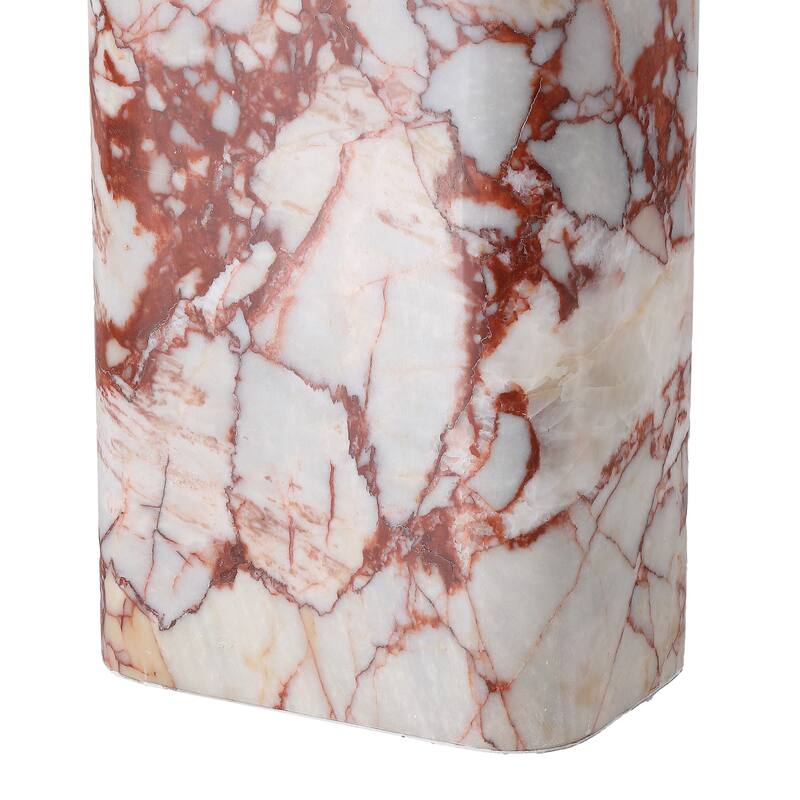 SAFAVIEH Couture Lisabryna Travertine Table Lamp - 12"W x 10"D x 22"H