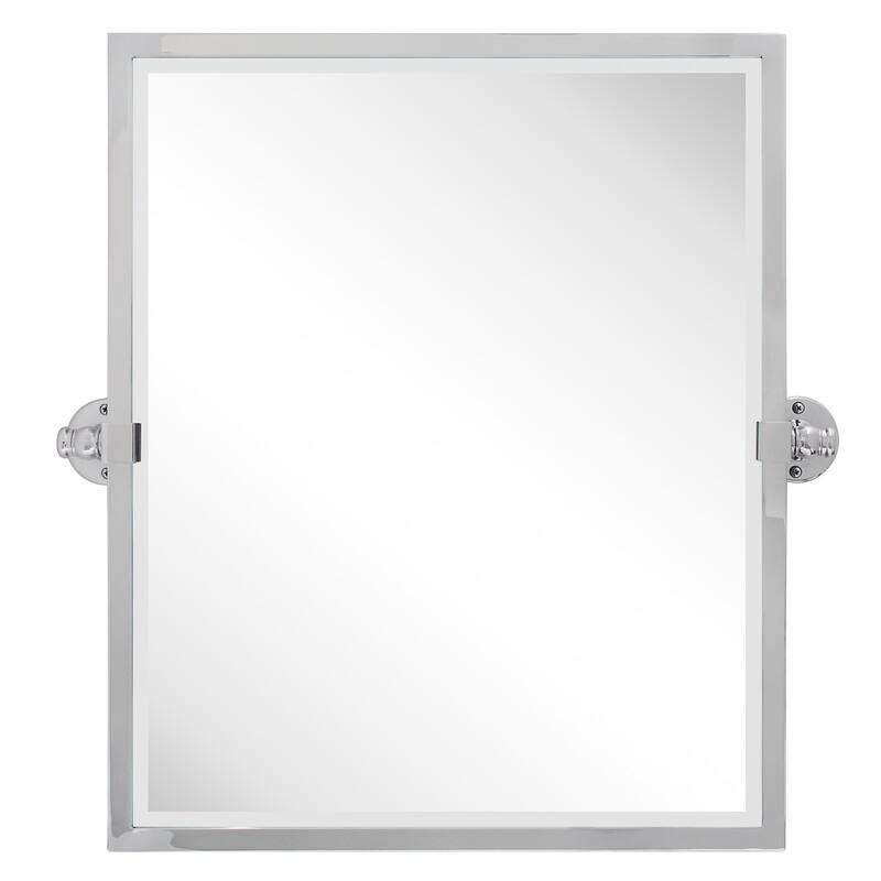 Blakley Rectangle Metal Wall Mirror - 24" x 20" - Chrome