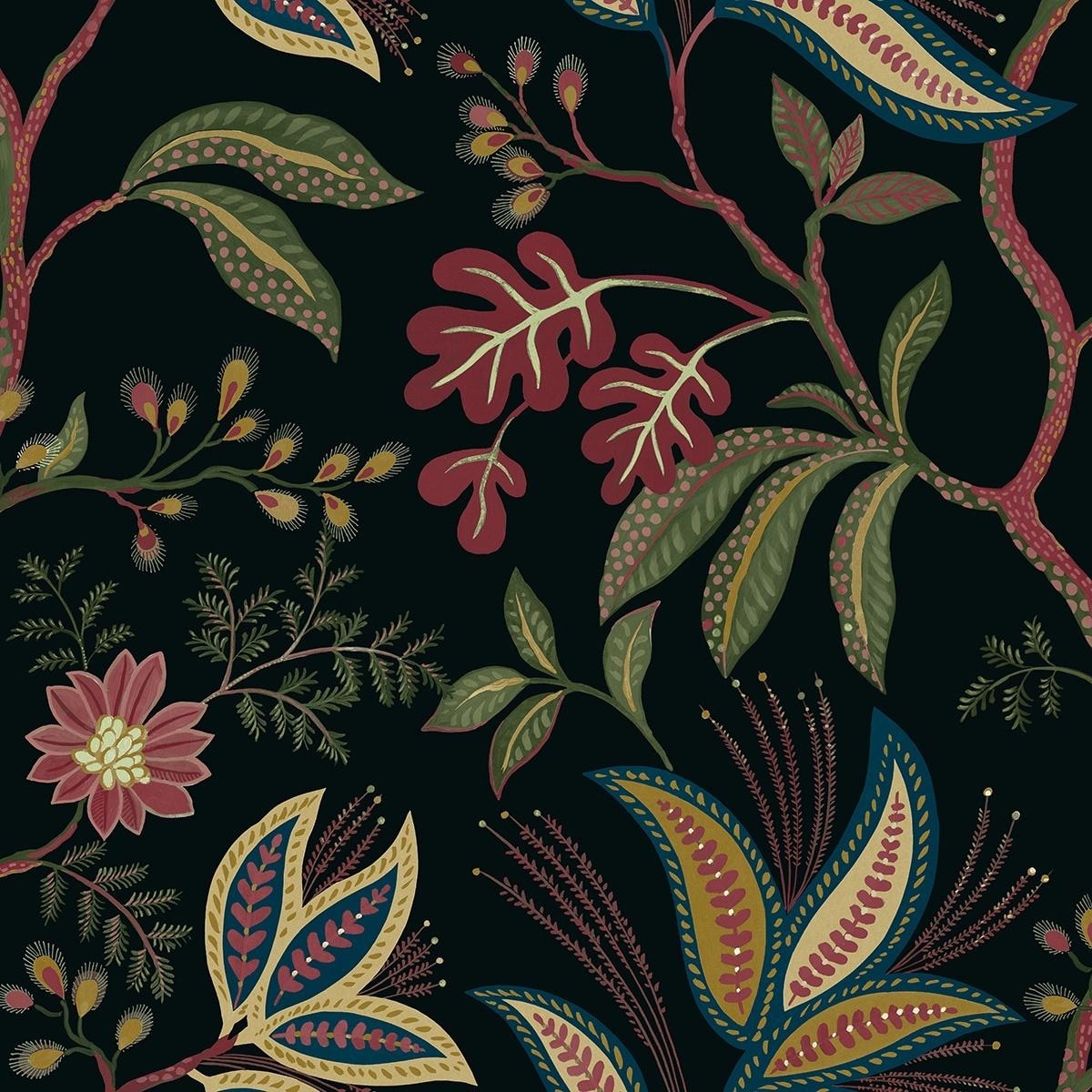 NextWall Forest Flourish Peel and Stick Wallpaper