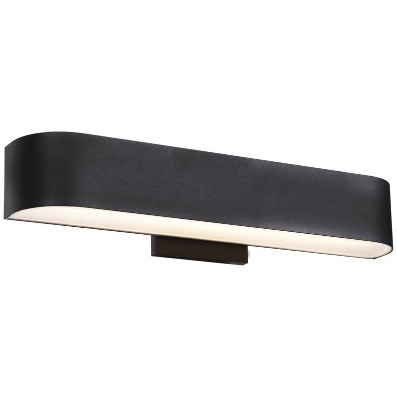 Montreal Black LED Outdoor Wall Light - Black