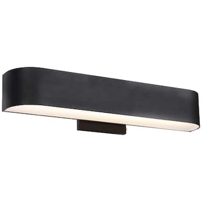 Montreal Black LED Outdoor Wall Light
