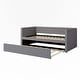 preview thumbnail 6 of 19, Upholstered Daybed with Trundle for Guest Room