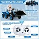 preview thumbnail 13 of 26, 3 in 1 Ride On Tractor with Trailer, 12V Kids Electric Vehicles Ride On Toy