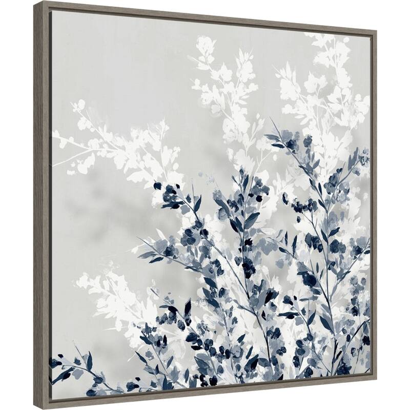 Blue Spring I by Isabelle Z Framed Canvas Art - 22 x 22-inch