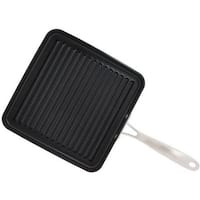 Cuisinart Chef's Classic Blue Enameled Cast Iron Square Grill Pan 9.25 inch