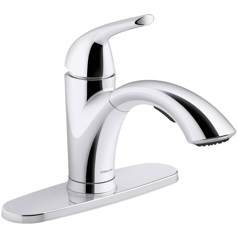Sterling Medley 1.5 GPM Single Hole Pull Out Kitchen Faucet