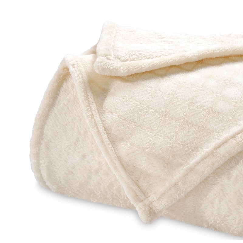 Superior Alaska Quilted Diamond Plush Fleece Blanket For Couch or Bed