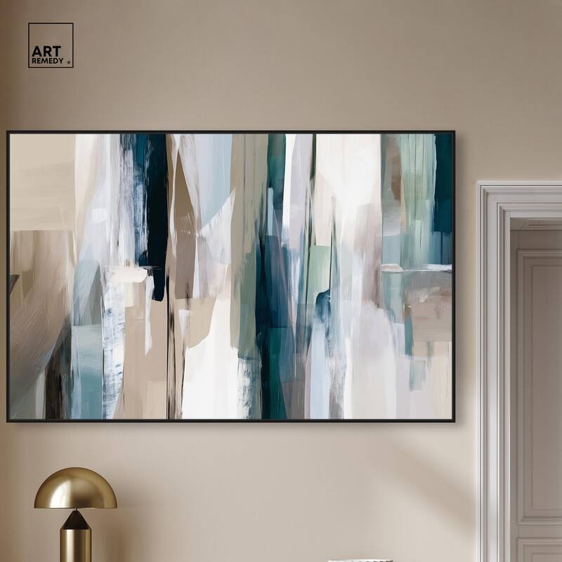 Color Columns Canvas by Art Remedy