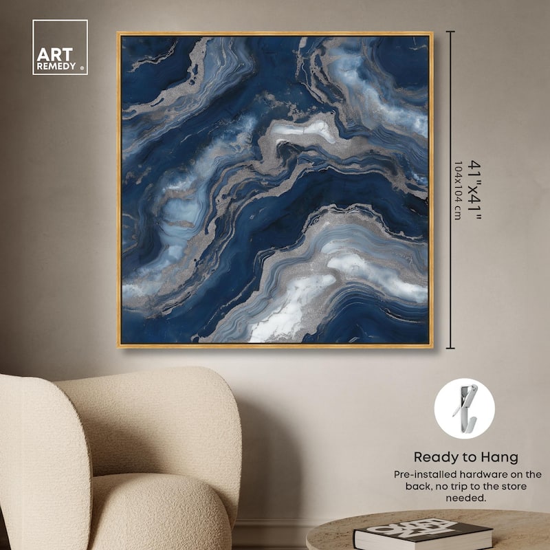Deep Sea Geode I Canvas by Art Remedy