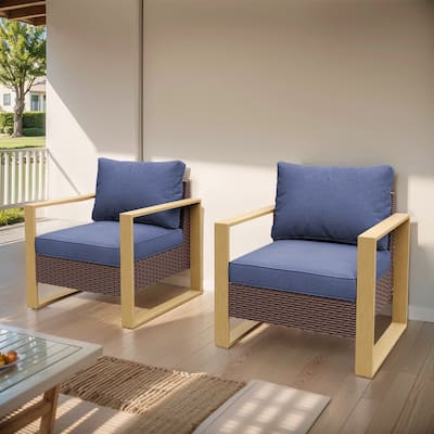 Gymojoy Patio Chair with Cushion for Garden
