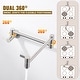 preview thumbnail 11 of 40, WOWOW Wall Mounted Pot Filler Faucet with Double Joint Swing Arms