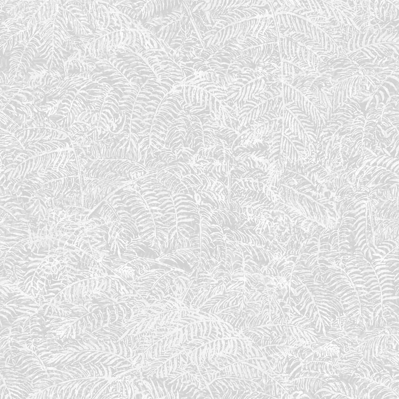 Veer Decor Fern Texture Wallpaper - White