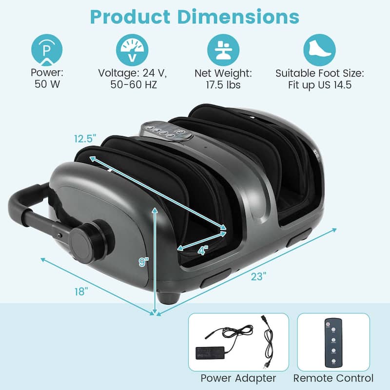 Deep Kneading Shiatsu Massager Machine Foot & Calf Massager