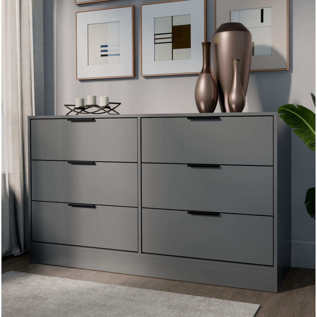 Kappesberg Lincoln 6-Drawer Dresser – Modern Storage for Bedrooms