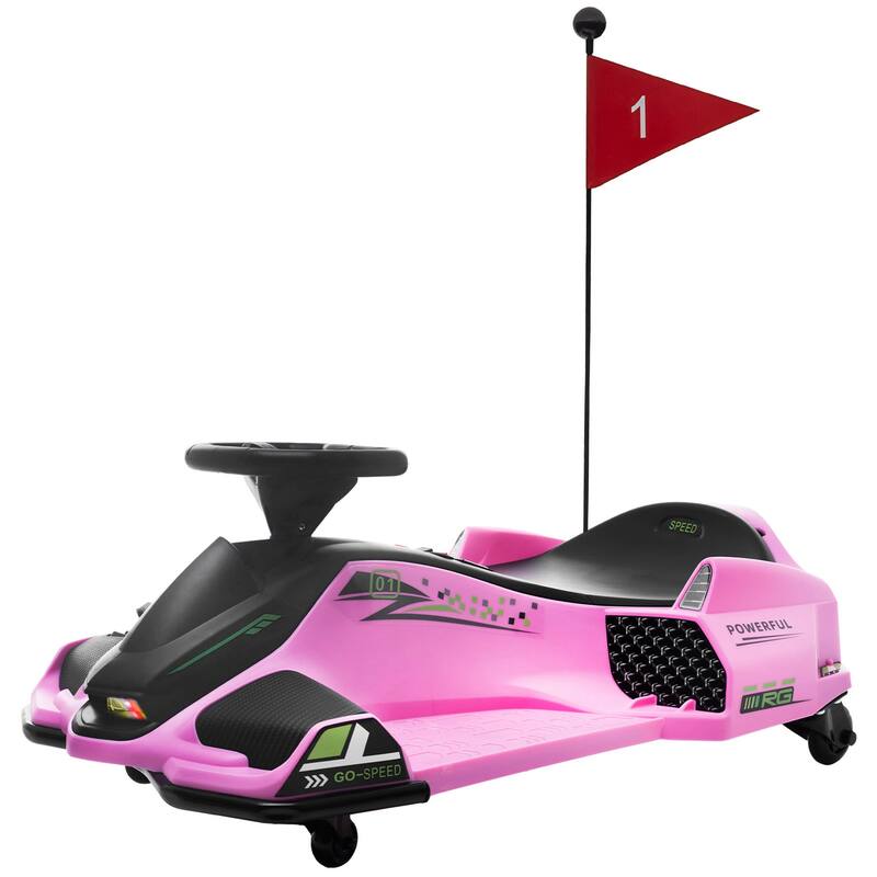 12V Electric Go Kart for Kids, Drifting Fun with Adjustable Speeds