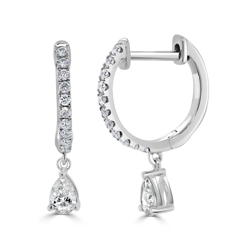 Joelle Collection Diamond Earrings 14K Gold