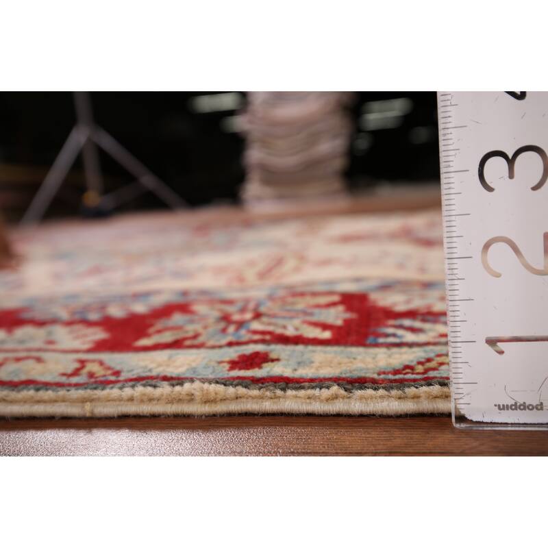 Kazak Accent Rug Hand-Knotted Wool Carpet - 3'5" x 5'4"