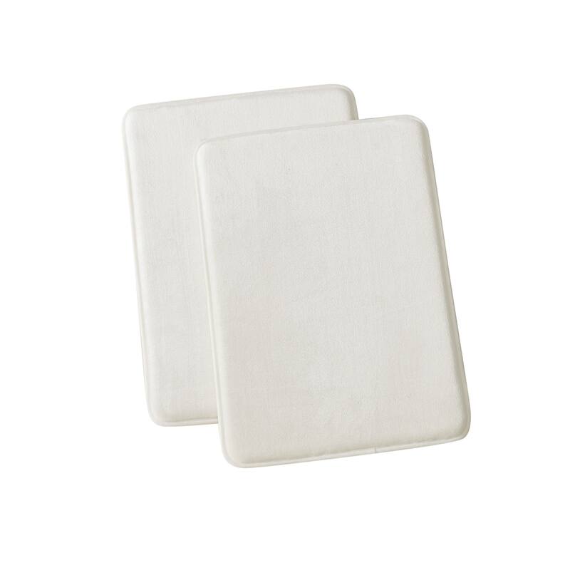 Royal Velvet Signature Solid Memory Foam Set of 2 Bath Rug