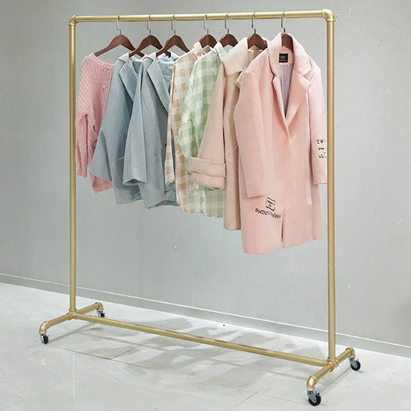Portable Closet Storage Garment Racks with 4 Wheels Clothes Holder - 47" Wide