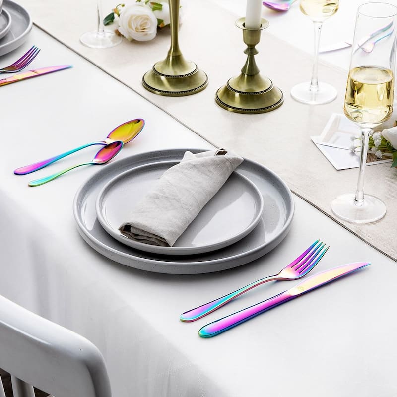 vancasso 18/10 Stainless Steel Silverware Set, Flatware Service for 6 or 12