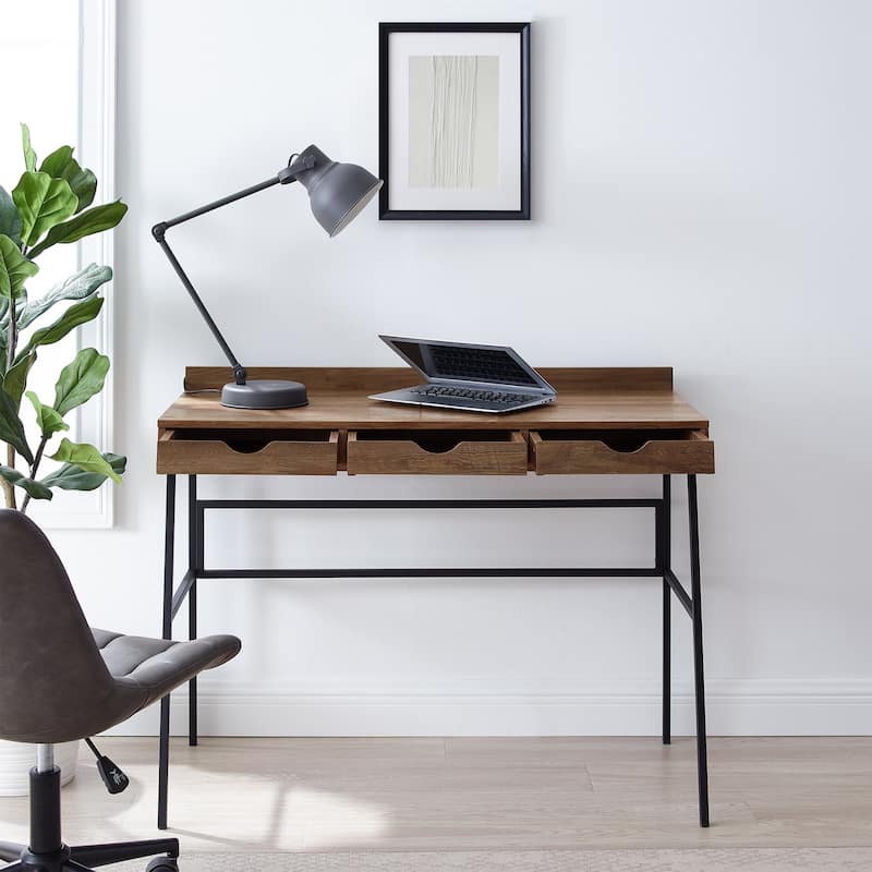 Middlebrook Industrial 42-inch 3-Drawer Writing Desk