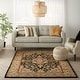 preview thumbnail 58 of 60, Nourison Hand-tufted Traditional Persian Wool Silk Area Rug 3' 9" x 5' 9" - Black - Runner/Rectangle